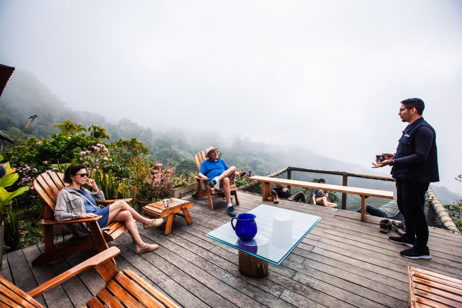 Degustación de café de la Sierra Nevada de Santa Marta en una finca cafetera